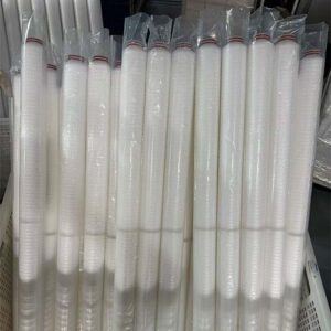 folded microporous membrane filter cartridge