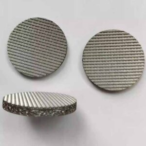 stainless steel sintered filter disc
