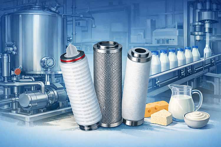 Filtration Points and Filter Applications in Dairy Processing Industry