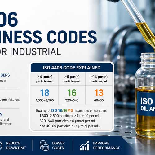 ISO 4406 Cleanliness Codes Explained for Industrial Oil Systems