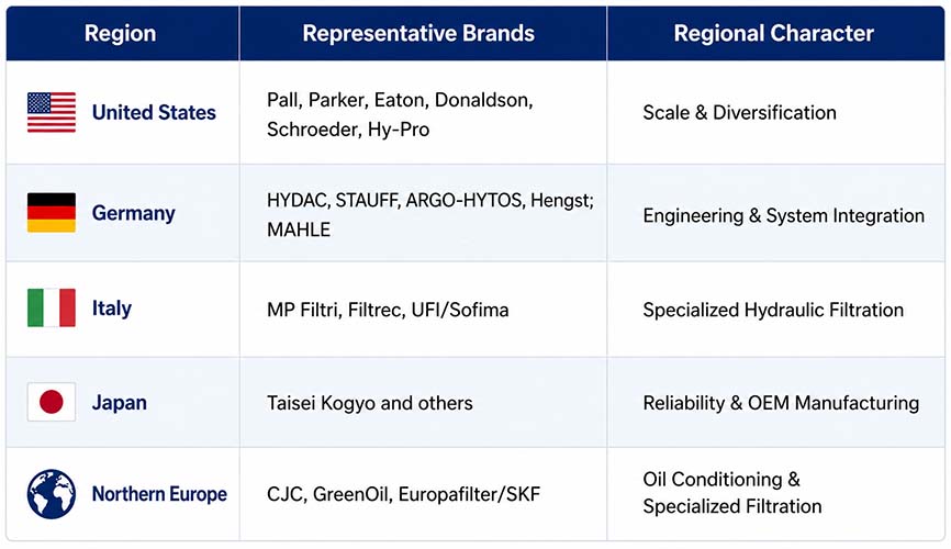 The Global Filtration Industry Map: Where the Major Brands Come From The Global Filtration Industry Map: Where the Major Brands Come From